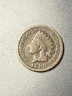 One Random- 1889 Indian Head Cent Penny - Good Details Condition.