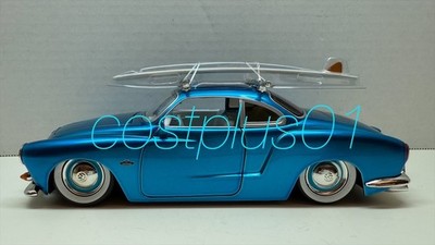 JADA V DUBS 1959 VOLKSWAGEN KARMANN GHIA VW 1:24 BLUE MOON WHEELS