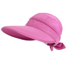 Womens Sun Hat UPF 50 UV Protective Convertible Beach Visor Hat Sun Cap