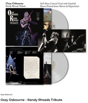 Ozzy Osbourne   Randy Rhoads Tribute Colored Vinyl 2026 Import 2LP Sealed Mint!