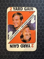 🏈 1971 Topps Football Game Card #48 - Lance Allworth - San Diego Chargers 🏈