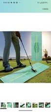 GAIARENA Golf Hitting Mat Instant Swing Path Feedback, Golf Training Mat Golf...