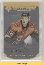2019-20 Upper Deck Ultimate Collection Introductions Rudolfs Balcers READ 01ks