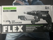 Flex FX1611-Z 24V Brushless Drywall Screw Gun With Magazine Attachment