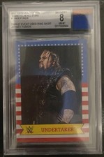 2017 Topps Heritage WWE - Undertaker #2 1989-97 EVENT USED RING SKIRT JERSEY
