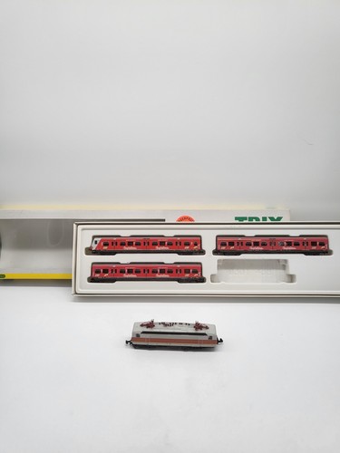 Minitrix Spur N 11443 Elektrolok Personenwagen Set BR143 Analog der DB in OVP | Zustand: Gebraucht