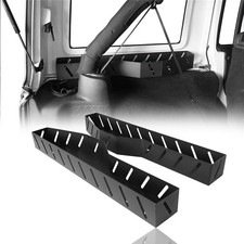 2pcs Trunk Wheel Well Storage Bins Black For Jeep Wrangler Jk 2007-2018 4-door