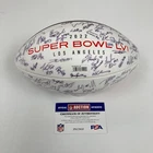 2021 Los Angeles Rams Super Bowl LVI Champs Team Signed Football PSA DNA COA