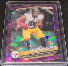 2025 Panini Prizm - Jaylen Warren #293 Purple Ice Prizm /225 Steelers
