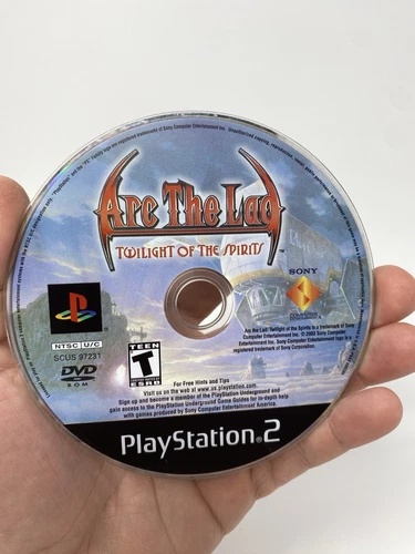 Arc The Lad Twilight Of The Spirits Sony Playstation 2 2003 PS2 Disc Only