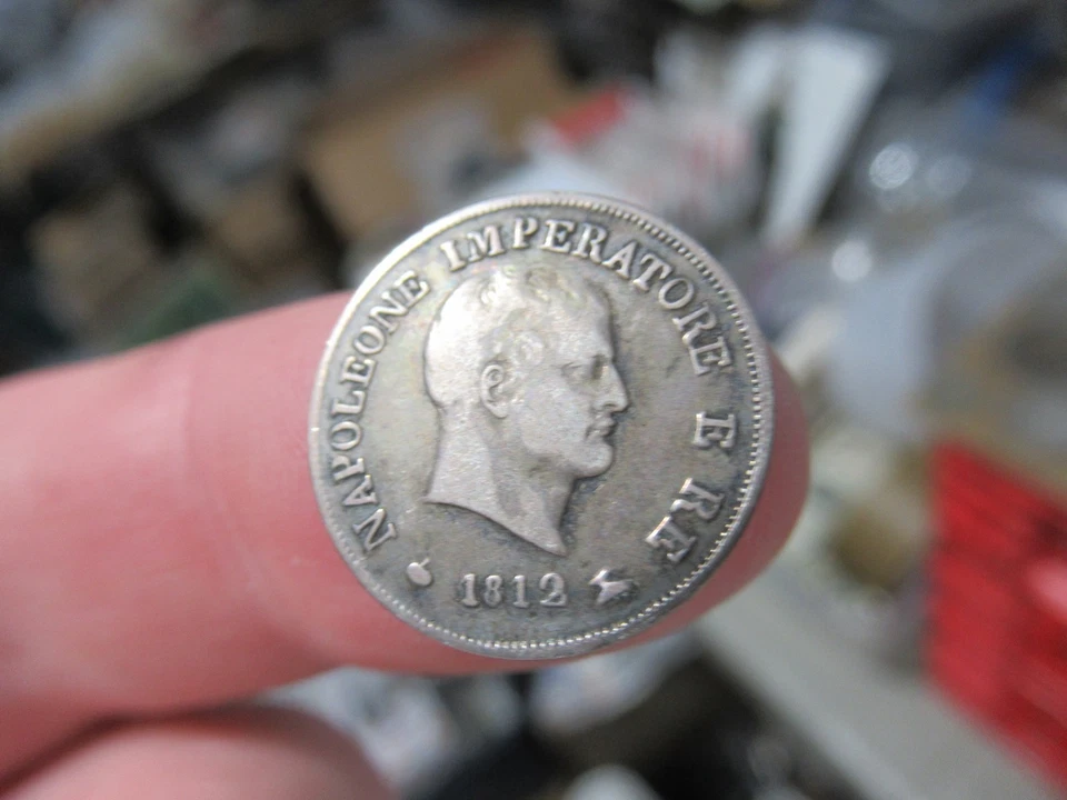 1812-M Italy 10 Soldi Napoléon Empereur et Roi d’Italie Milan Silver Coin - Image 4 of 4