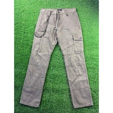Forever 21 Mens 31 Slim Wallet Chain Cargo Pants Olive Twill Streetwear Casual