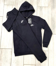 NWT Nike Men's Full Tracksuits Set Hoodie with Pant Color Black Size M-XXL