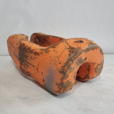 Vintage LARGE 10  Choker Logging Logger Yarding Chain Industrial Bell!!