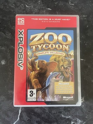 Zoo Tycoon 1 komplette Sammlung PC CD ROM Spiel Microsoft 2003 sehr guter Zustand