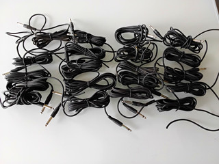 Twenty 6.35mm (1/4in) Jack Male plugs to bare connection Job Lot