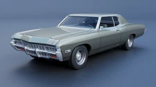 3d Printed 1/25 1968 Chevrolet Caprice Model Kit