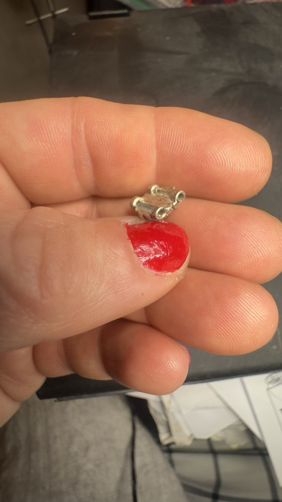 Emerald Charm Solid Sterling 925 Silver Fine Jewe… - image 5