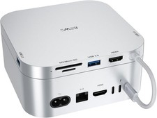 6-in-1 USB-C Dock for Mac mini M4   4K 60Hz HDMI, USB C Hub Multiport Adapter