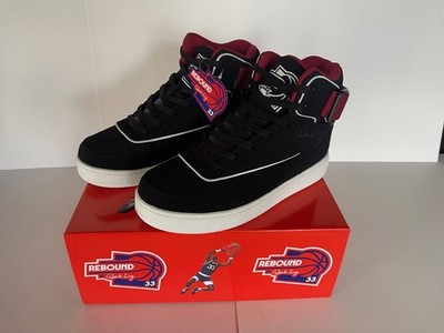 PATRICK EWING ATHLETICS REBOUND ORION STRAP Black/Red/White Mens size 7  NIB