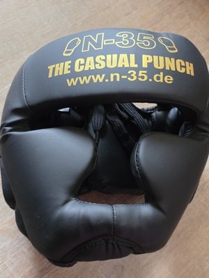 Kopfschutz Boxen Gold Headgear Boxhelm Taekwondo Kickboxen MMA Helm NEU Gr. M