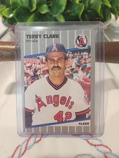 1989 Fleer - #470 Terry Clark RC Rookie California Angels