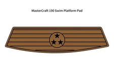 MasterCraft 190 Swim Platform Step Boat EVA Foam Faux Teak Deck Floor Pad Mat
