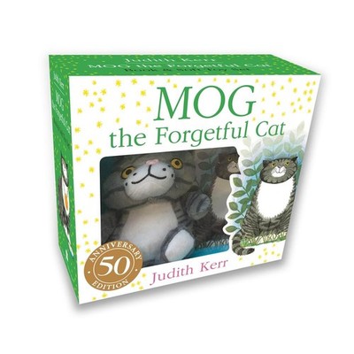 Mog the Forgetful Cat Book and Toy Gift Set by Judith Kerr (English) Book & Merc