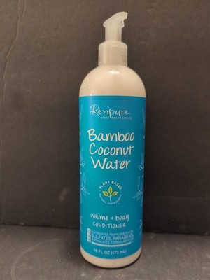 RENPURE 'Bamboo Coconut Water' CONDITIONER PLANT BASED VOLUME & BODY 16 OZ PUMP