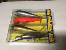 Vintage Storm Shallo Mac & Big Mack #103,146,044 & 048 Lures Lot of 4 NOS