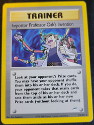 Impostor Professor Oak's Invention 94/105 Neo Destiny