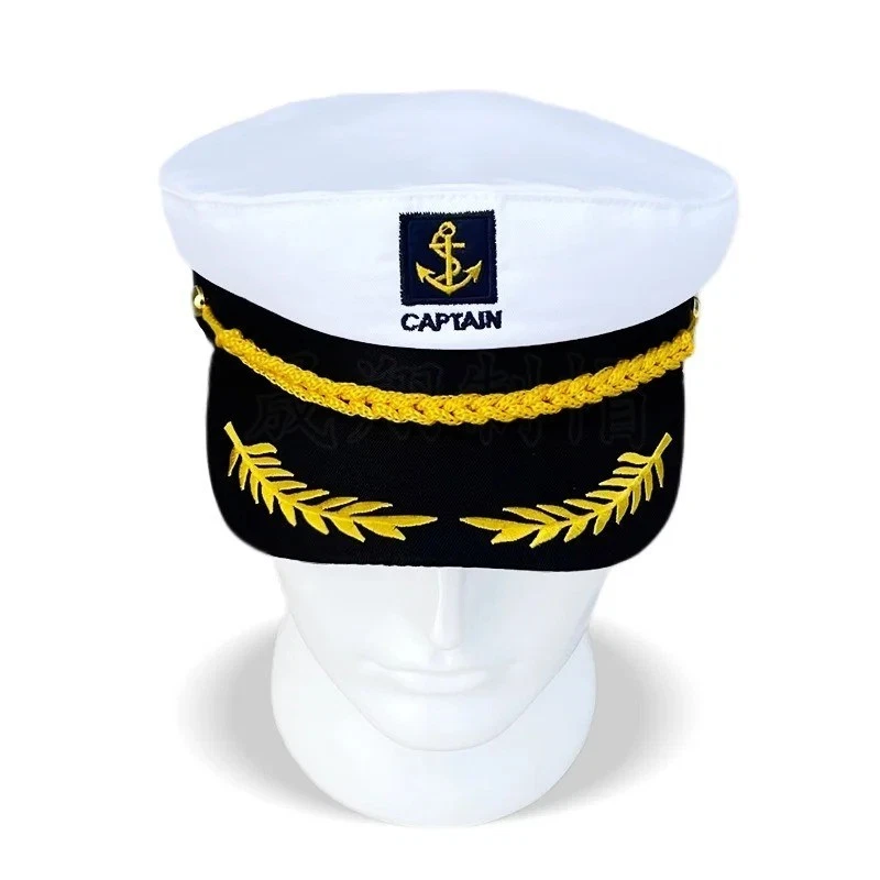 Black Captain Hat In Men's Hats for sale | eBay
