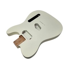 Brio T-Style Guitar Body – Vintage White Nitro Satin - Alder
