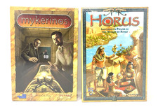 Egyptian Board Game Lot: Mykerinos (2006) and Horus (2008)