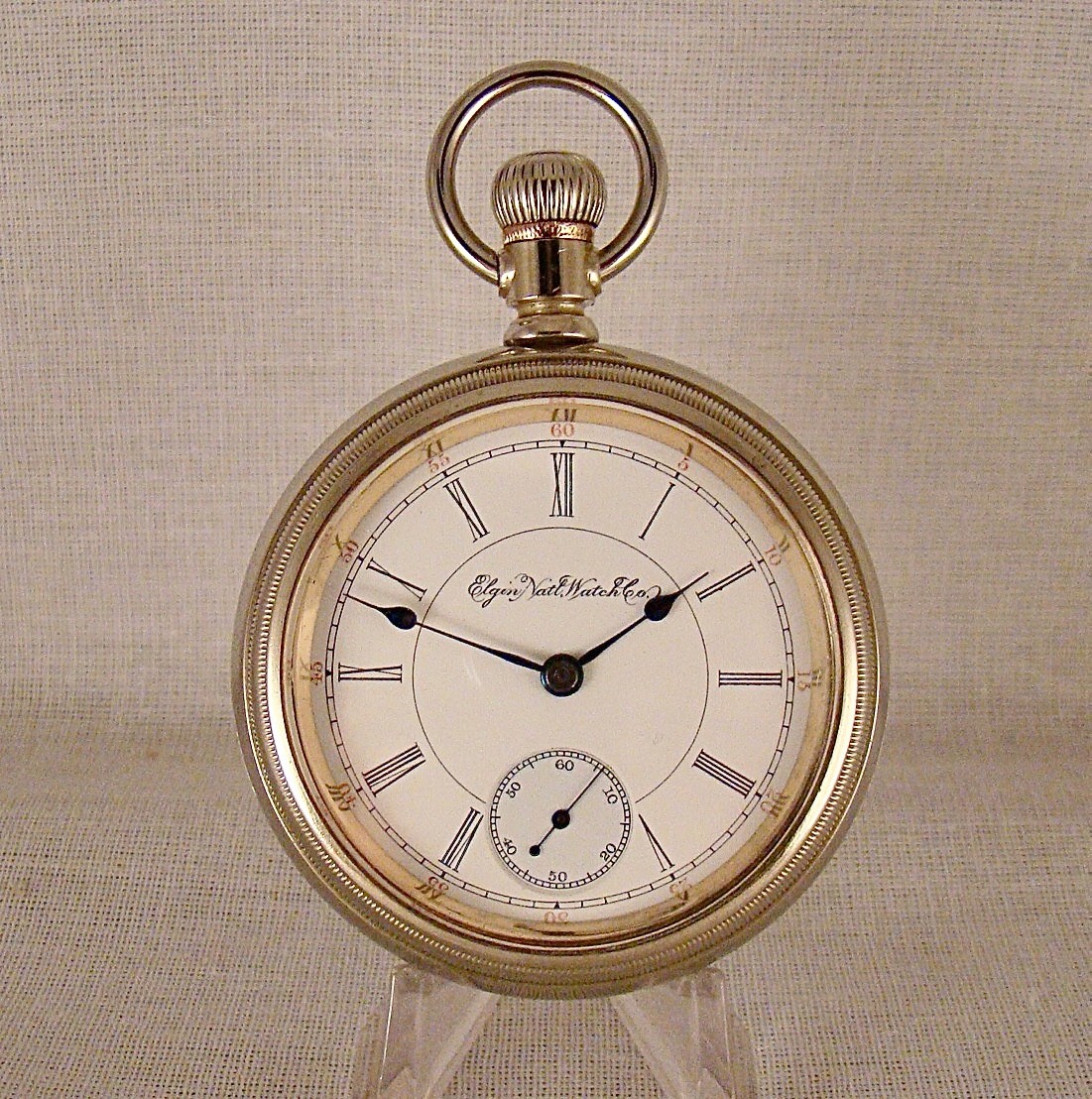 116 YEARS OLD ELGIN "349" 21j SWING-OUT OPEN FACE 18s GREAT POCKET WATCH