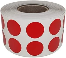 1080 Pack Red Dot Stickers 12 Inch