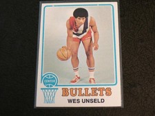 1973-74 Topps #176 WES UNSELD card! BULLETS! HOF!