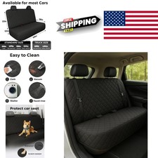 Waterproof Dog Car Seat Cover for Back Seat Universal Fit Washable Protection
