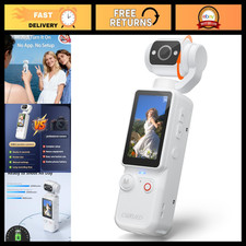 Portable Mini Vlogging Camera - Handheld Video Camcorder for YouTube Live Stre