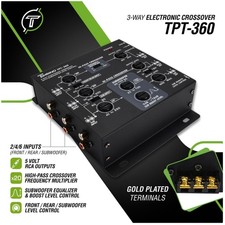 3-Way Electronic Crossover Subwoofer Control/...