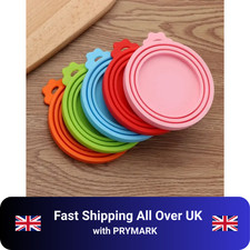SOL Plastic Can Lids Silicone Tin Covers Reusable Airtight Food Storage UK