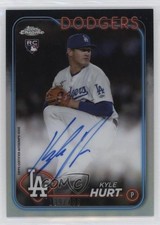 2024 Topps Chrome Rookie Auto Refractor 139/499 Kyle Hurt #RA-KHU Auto 07i7