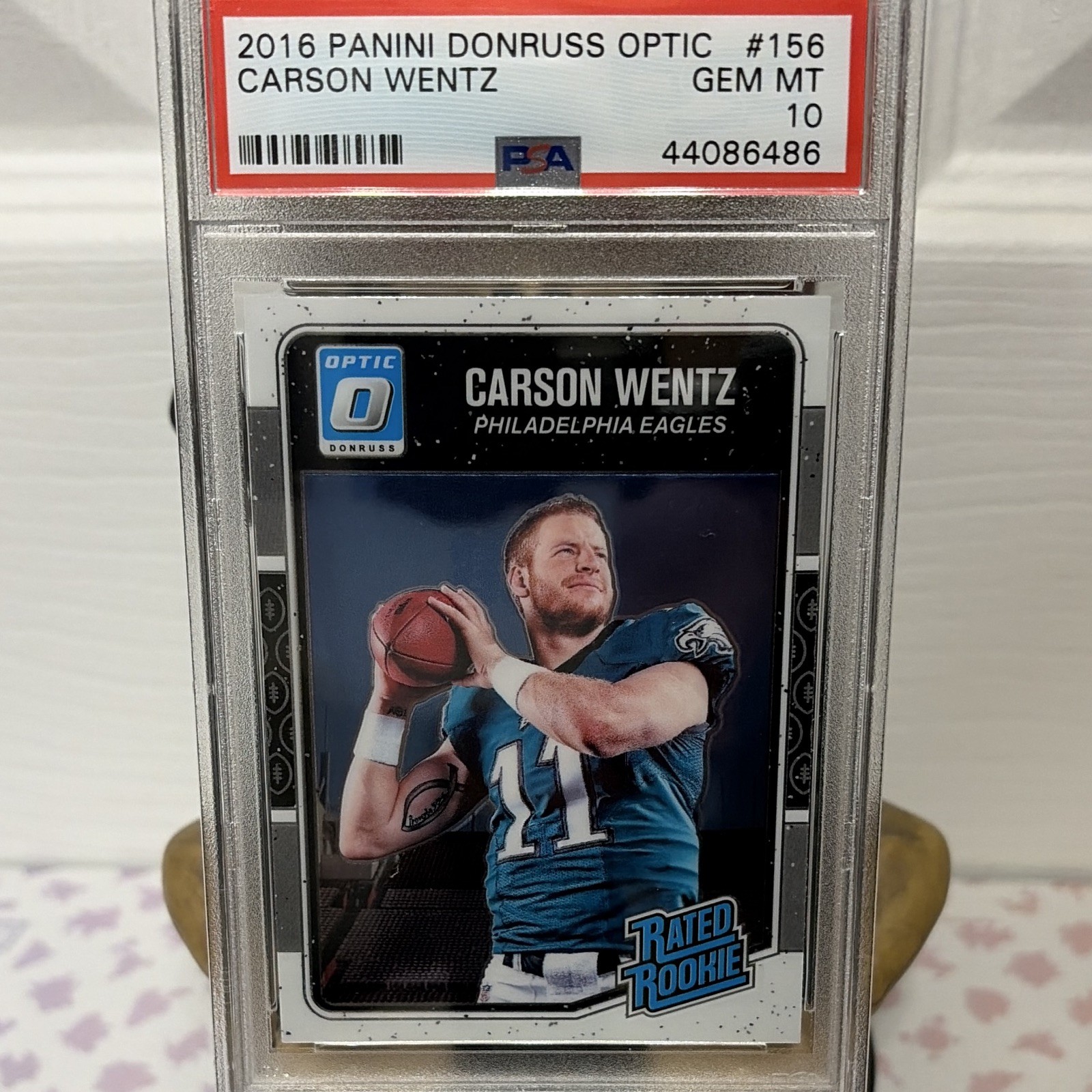 Carson Wentz Panini Donruss Optic #156 Base