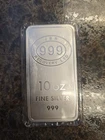JBR Recovery Ltd. Bullion Bar 10 oz .999 Fine Silver