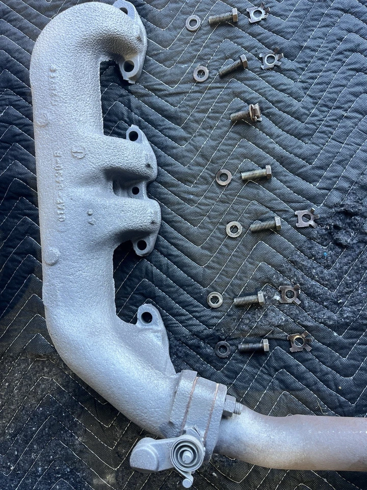 Ford Galaxie Mercury 1960 1961 1962 bloque Y colector de escape 292 Fairlane T-Bird Foto 3 de 4