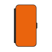 KlapphüLle FüR Apple Iphone 14 Plus Farbe Einfarbig Orange