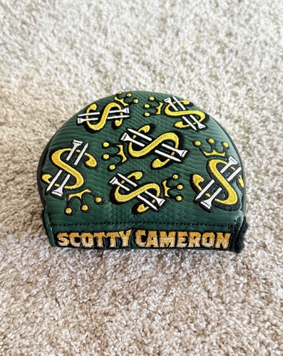 Scotty Cameron GALLERY Custom Shop 'CASH IS KING' Mid Round Green Headcover (RH)