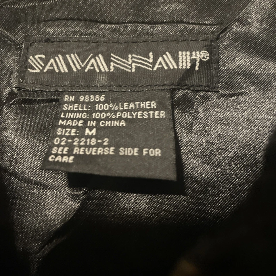 Vintage Premium Quality Savannah SuedeLeather  LinedJacket Zippered FrontPockets - Image 3 of 4