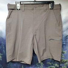 NEW HUK Mens Size XL Next Level 10.5" Inseam Fishing Shorts Black Tech
