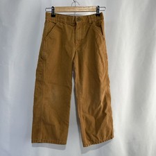 Boy s Flannel lined Carhartt pants size 8 excellent condition